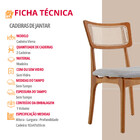 Conjunto 2 Cadeiras De Madeira Viena