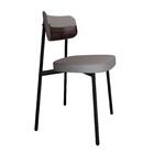 Conjunto 2 Cadeiras De Tecido Sintético Alloa Est.preta