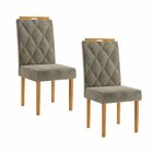 Conjunto 2 Cadeiras Diamante Candian  Cinamomo