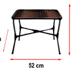 Conjunto 2 Cadeiras E Mesa De Centro Junco Varanda