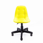 Conjunto 2 Cadeiras Eames Botone Amarela Office Preto