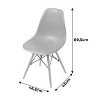 Conjunto 2 Cadeiras Eames Eiffel - Amarela