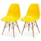 Conjunto 2 Cadeiras Eames Eiffel - Amarela
