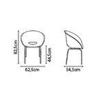 Conjunto 2 Cadeiras Elena - Tramontina - Branco