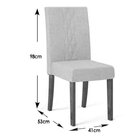 Conjunto 2 Cadeiras Elis Para Sala De Jantar Estofada Demoliç