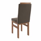 Conjunto 2 Cadeiras Em Madeira Maciça Canela/joli Marrom