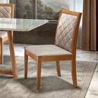 Conjunto 2 Cadeiras Em Madeira Maciça E Estofadas Berlim Espr