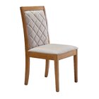 Conjunto 2 Cadeiras Em Madeira Maciça E Estofadas Berlim Espr