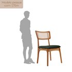 Conjunto 2 Cadeiras Em Madeira Maciça Ravena Jade / Imbuia Na