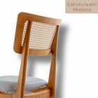 Conjunto 2 Cadeiras Em Madeira Maciça Ravena Luna / Imbuia Na