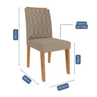 Conjunto 2 Cadeiras Em Mdf Carla Cimol