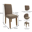 Conjunto 2 Cadeiras Em Mdf Com Moldura Taís Cimol