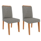 Conjunto 2 Cadeiras Em Mdf Nicole Cimol