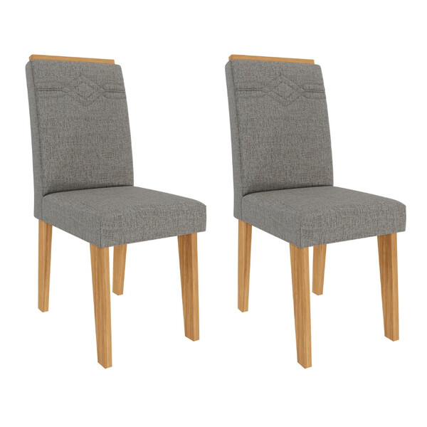 Conjunto 2 Cadeiras Em Mdf Tais Cimol