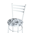 Conjunto 2 Cadeiras Epoxi Branca Para Cozinha Com Assento Per