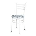 Conjunto 2 Cadeiras Epoxi Branca Para Cozinha Com Assento Per