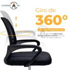 Conjunto 2 Cadeiras Escritório Home Office Secretária Diretor