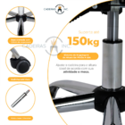 Conjunto 2 Cadeiras Escritório Presidente Executiva Alta Big