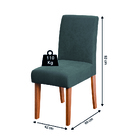 Conjunto 2 Cadeiras Estofada Sala De Jantar Trieste Dobuê