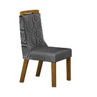 Conjunto 2 Cadeiras Estofadas Agata  Freijo