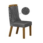 Conjunto 2 Cadeiras Estofadas Agata  Freijo