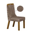 Conjunto 2 Cadeiras Estofadas Agata  Freijo