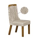 Conjunto 2 Cadeiras Estofadas Agata  Freijo