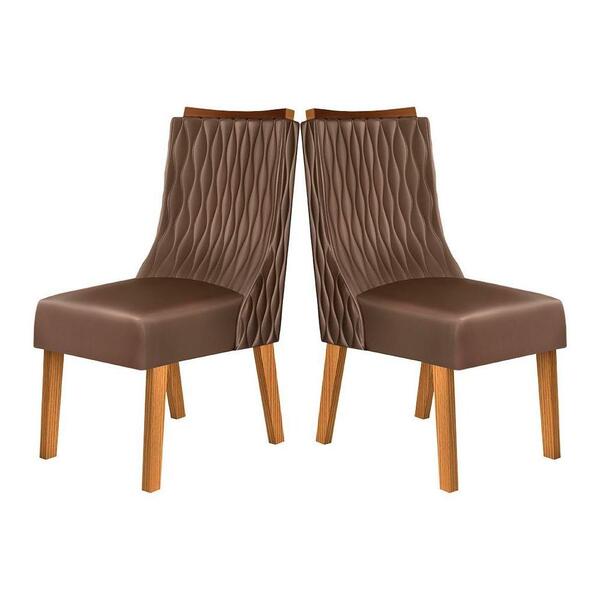 Conjunto 2 Cadeiras Estofadas Amélia Carvalho Europeu Dj Móve