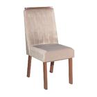 Conjunto 2 Cadeiras Estofadas Barcelona Bom Pastor Amêndoa