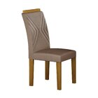 Conjunto 2 Cadeiras Estofadas Clara Plus  Freijo