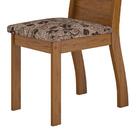 Conjunto 2 Cadeiras Estofadas Imbuia E Mascavo Napoli Viero