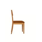 Conjunto 2 Cadeiras Estofadas Lila Madeira Maciça Terracota