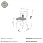 Conjunto 2 Cadeiras Estofadas Nobre/ladrilho