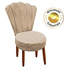 Conjunto 2 Cadeiras Estofadas Sala De Jantar Anna Suede Capuc