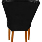 Conjunto 2 Cadeiras Estofadas Sala De Jantar Anna Suede Preto