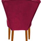 Conjunto 2 Cadeiras Estofadas Sala De Jantar Anna Suede Verme