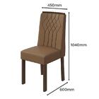 Conjunto 2 Cadeiras Exclusive Imbuia/ - Móveis Lopas