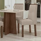 Conjunto 2 Cadeiras Exclusive Móveis Lopas Imbuia Clean/natur