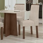 Conjunto 2 Cadeiras Exclusive Móveis Lopas Imbuia Clean/rinza