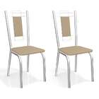 Conjunto 2 Cadeiras Florença Nude