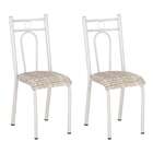 Conjunto 2 Cadeiras Hanumam Branco E Rattan