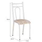 Conjunto 2 Cadeiras Hanumam Branco E Rattan