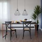 Conjunto 2 Cadeiras I Katarina Preto E Bege New Green