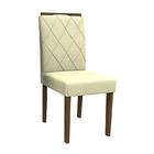 Conjunto 2 Cadeiras Isabela Amêndoa/ - Pr Móveis