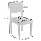 Conjunto 2 Cadeiras Jade 01 Veludo Marrom Pés Em Madeira Jcm