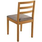 Conjunto 2 Cadeiras Jade 02 Verona Grafite Pés Em Madeira Jcm