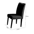 Conjunto 2 Cadeiras Jantar Gold Com Cambota Madeira Greice Mó