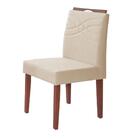 Conjunto 2 Cadeiras Jantar Gold Com Cambota Madeira Greice Mó