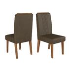 Conjunto 2 Cadeiras Lia Para Sala De Jantar Dj Móveis