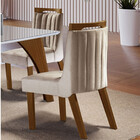 Conjunto 2 Cadeiras Lottus Estofada L J Móveis